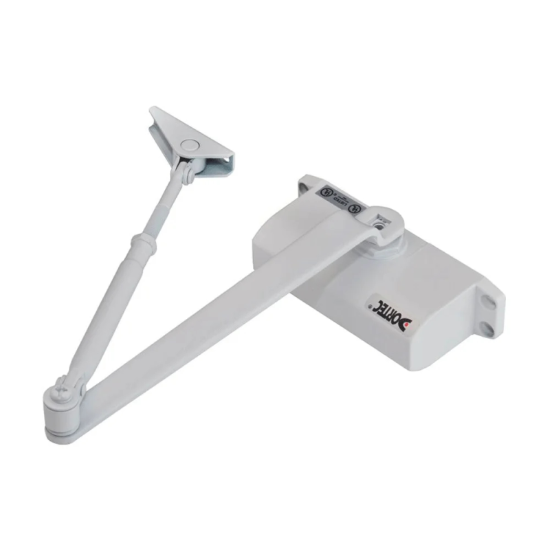 Дверний доводчик Dortec DT-63H White з фіксацією дверей у відчиненому положенні Дверний доводчик Dortec DT-63H White з фіксацією дверей у відчиненому положенні