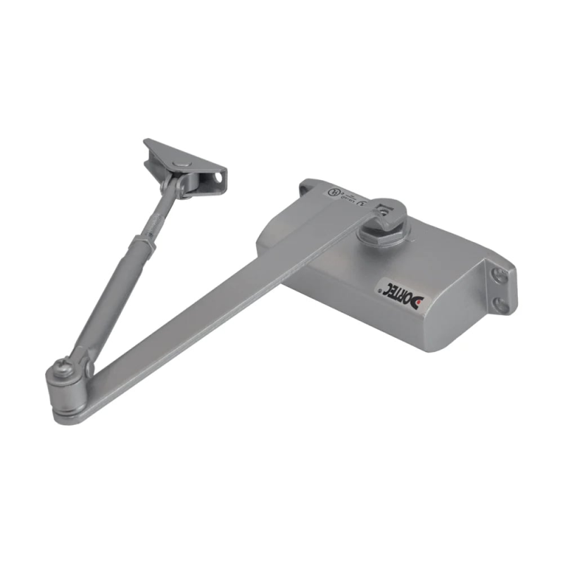 Дверний доводчик Dortec DT-62H Silver з фіксацією дверей у відчиненому положенні Дверний доводчик Dortec DT-62H Silver з фіксацією дверей у відчиненому положенні