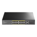 PoE-комутатор 20-портовий некерований Cudy GS1018PS2 гігабітний з 16 портами PoE+, 200W PoE-комутатор 20-портовий некерований Cudy GS1018PS2 гігабітний з 16 портами PoE+, 200W