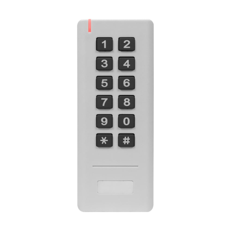 Клавіатура бездротова зі зчитувачем EM-Marine Trinix TRK-2201WR White Клавіатура бездротова зі зчитувачем EM-Marine Trinix TRK-2201WR White