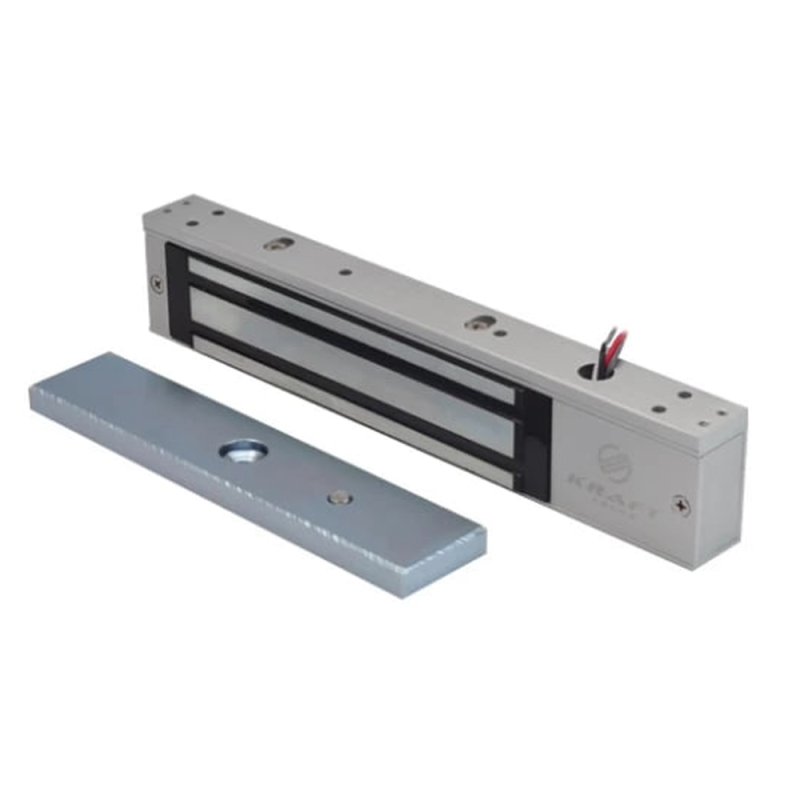 Замок електромагнітний накладний Kraft KRF-280LED 280kg Замок електромагнітний накладний Kraft KRF-280LED 280kg