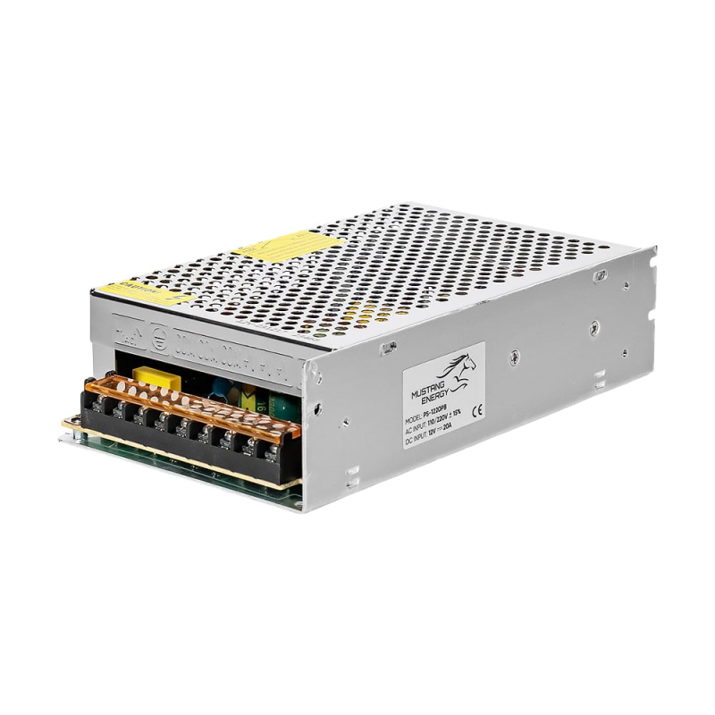 Блок живлення Mustang Energy PS-1220PB 12V/20A Блок живлення Mustang Energy PS-1220PB 12V/20A