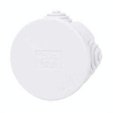 Коробка розподільна з кабельними вводами Courbi сіра Ø65 х 35 мм 