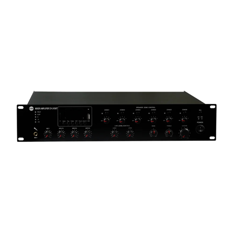 Мікшуючий підсилювач CMX DA-240MT, 6 зон, 19“ Мікшуючий підсилювач CMX DA-240MT, 6 зон, 19“