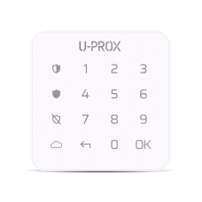 Бездротова сенсорна клавіатура ITV U-Prox Keypad G1 White для керування однією охоронною групою
