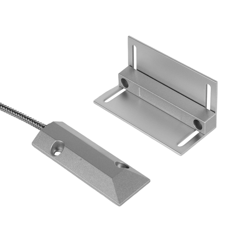 Датчик відчинення магнітоконтактний Trinix СМК 42MK Silver на металеві поверхні Датчик відчинення магнітоконтактний Trinix СМК 42MK Silver на металеві поверхні