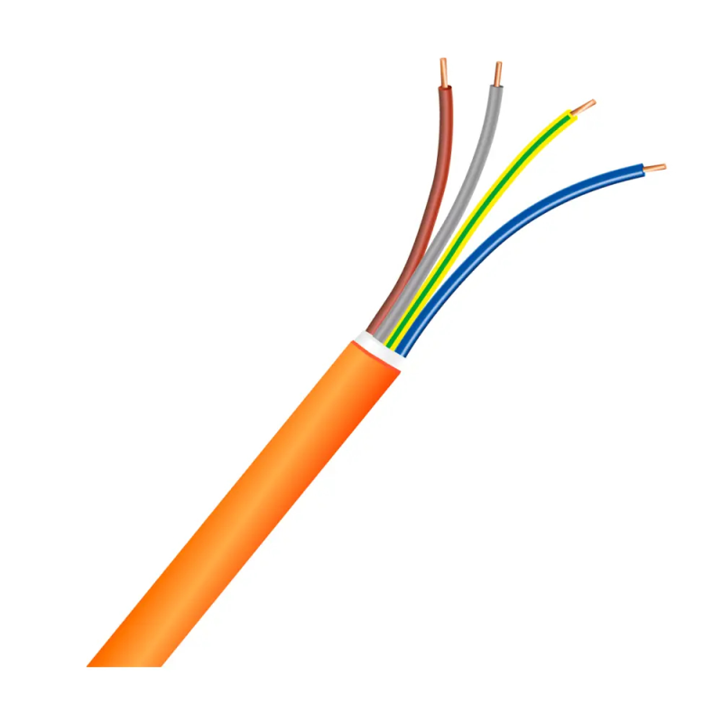 Кабель силовий вогнестійкий TCF (N)HXH FE180/E90 5x4 0.66/1kV Кабель силовий вогнестійкий TCF (N)HXH FE180/E90 5x4 0.66/1kV