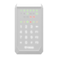 Клавіатура Tiras K-PAD16 White на 16 індикаторів зон