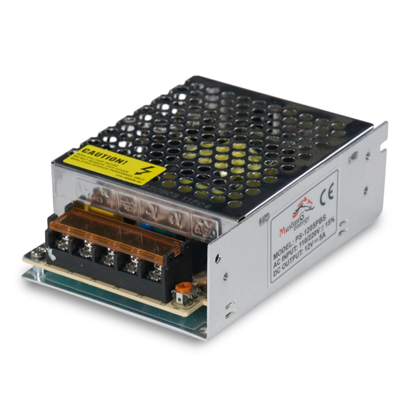 Блок живлення Mustang Energy PS-1205PBS 12V/5A Блок живлення Mustang Energy PS-1205PBS 12V/5A