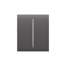 Кнопка Button (grey/сіра) для LightSwitch CenterButton (2-gang) Ajax