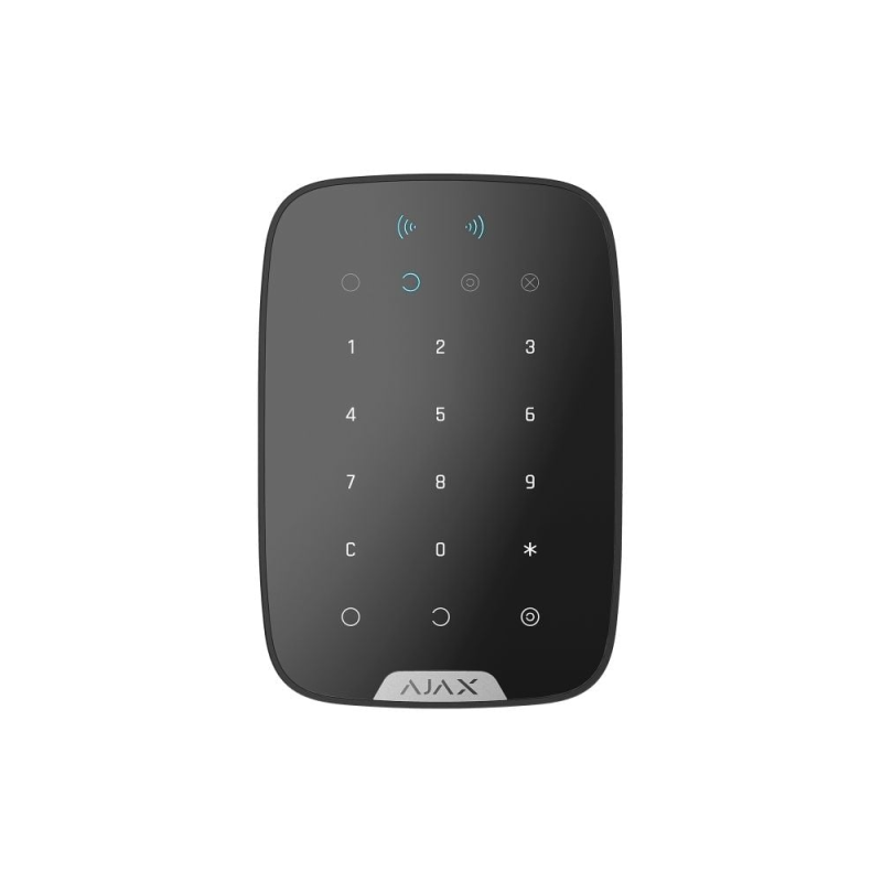 Клавіатура Ajax Keypad Plus чорна Клавіатура Ajax Keypad Plus чорна