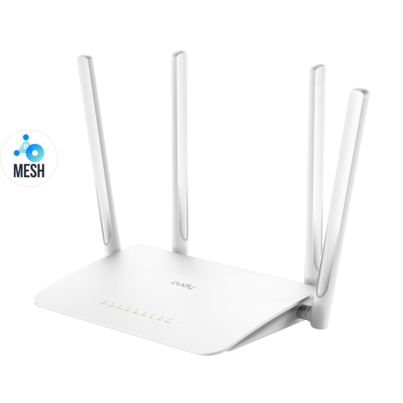 WiFi 5 Mesh-маршрутизатор Cudy WR1300 дводіапазонний гігабітний AC1200 WiFi 5 Mesh-маршрутизатор Cudy WR1300 дводіапазонний гігабітний AC1200