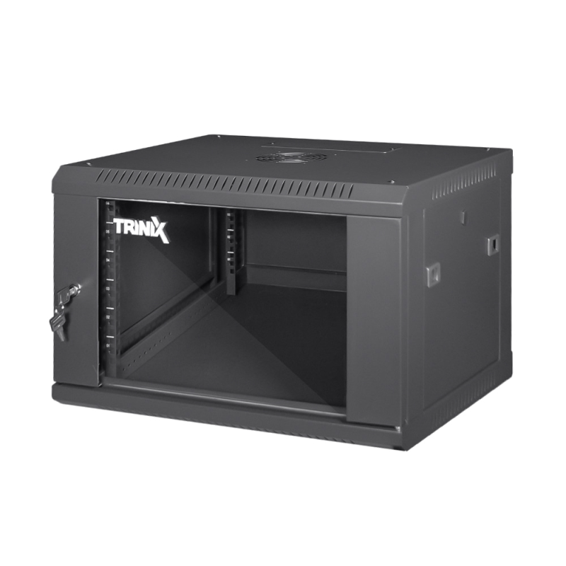 Комутаційна шафа Trinix TRX-6U/600x450x370 Black Комутаційна шафа Trinix TRX-6U/600x450x370 Black