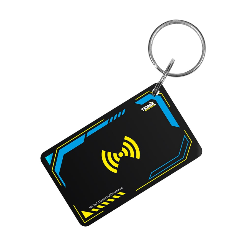 Ключ-брелок EM-Marine+Mifare Trinix Proximity-key EM+MF epoxy прямокутний 30*50 мм жовто-блакитний Ключ-брелок EM-Marine+Mifare Trinix Proximity-key EM+MF epoxy прямокутний 30*50 мм жовто-блакитний