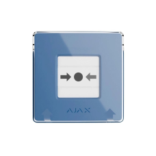 Бездротова кнопка для активації пожежної тривоги вручну Ajax ManualCallPoint Blue Jeweller