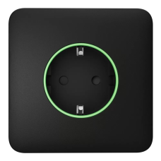 Фронтальна панель Ajax SoloCover (smart) [type F] [55] ASP black/чорна для розумної розетки Outlet (type F)