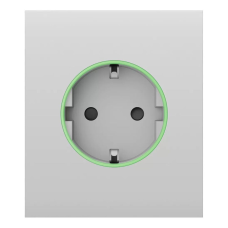 Фронтальна панель Ajax CenterCover (smart) [type F] [55] ASP white/біла для розумної розетки Outlet (type F)