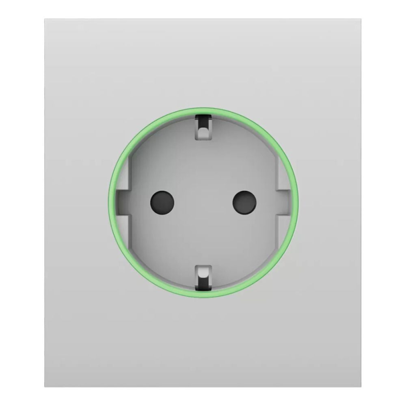 Фронтальна панель Ajax CenterCover (smart) [type F] [55] ASP white/біла для розумної розетки Outlet (type F)