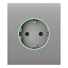 Фронтальна панель Ajax CenterCover (smart) [type F] [55] ASP fog/димна для розумної розетки Outlet (type F)