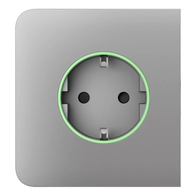 Фронтальна панель Ajax SideCover (smart) [type F] [55] ASP fog/димна для розумної розетки Outlet (type F)