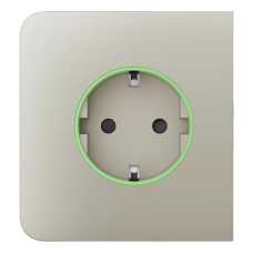 Фронтальна панель Ajax SideCover (smart) [type F] [55] ASP ivory/слонова кістка для розумної розетки Outlet (type F)