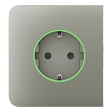 Фронтальна панель Ajax SideCover (smart) [type F] [55] ASP olive/оливкова для розумної розетки Outlet (type F)