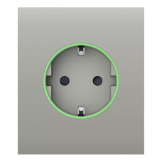 Фронтальна панель Ajax CenterCover (smart) [type F] [55] ASP oyster/устрична для розумної розетки Outlet (type F)