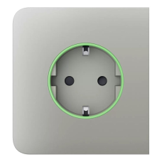 Фронтальна панель Ajax SideCover (smart) [type F] [55] ASP oyster/устрична для розумної розетки Outlet (type F)