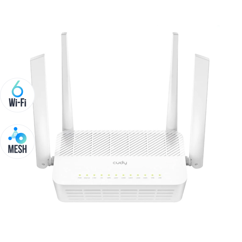 WiFi 6 Mesh-маршрутизатор 2.5G Cudy WR3000H дводіапазонний AX3000