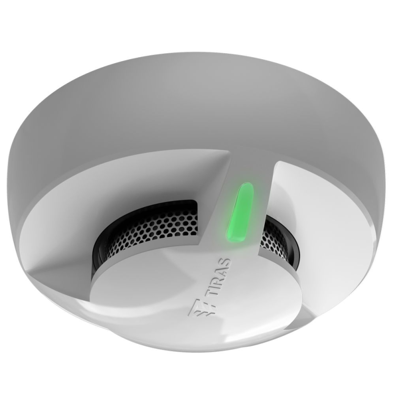 Неадресний димовий сповіщувач Tiras DETECTO SMK10 White Неадресний димовий сповіщувач Tiras DETECTO SMK10 White