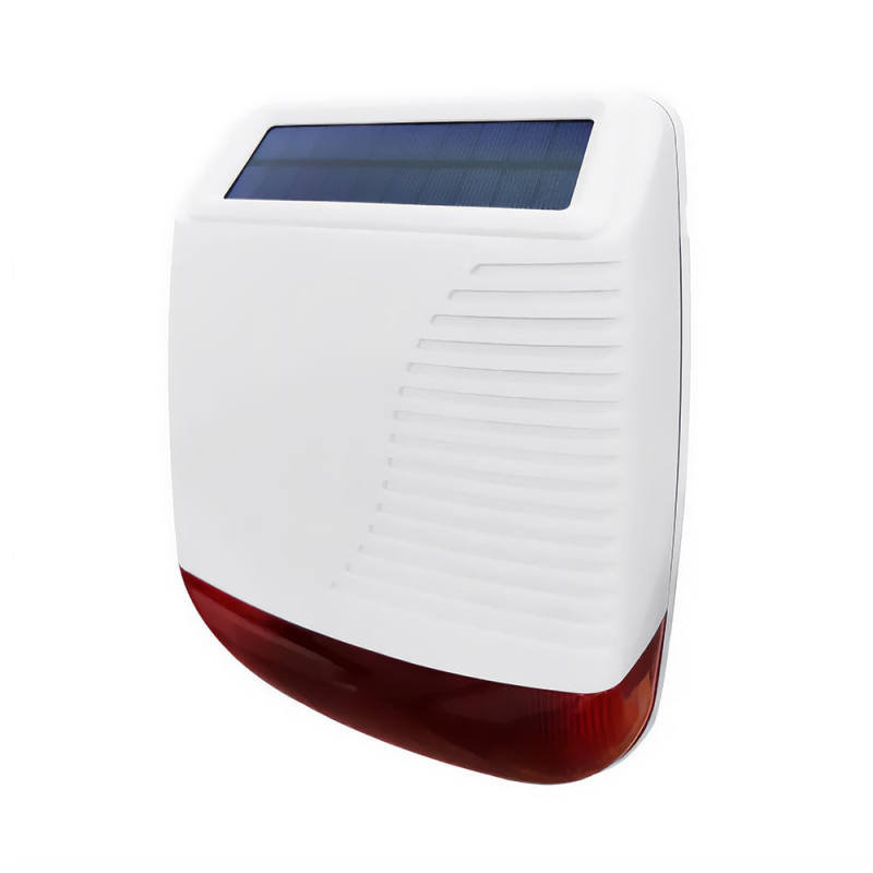 Бездротова зовнішня сирена з сонячною панеллю Trinix TRX-OSS01/W Бездротова зовнішня сирена з сонячною панеллю Trinix TRX-OSS01/W