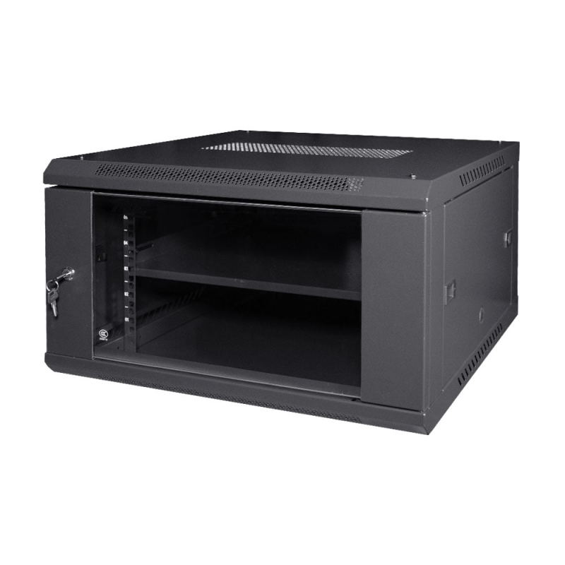 Комутаційна шафа NVC-6U/600x600x350 Black Комутаційна шафа NVC-6U/600x600x350 Black