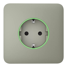Фронтальна панель Ajax SoloCover (smart) [type F] [55] ASP olive/оливкова для розумної розетки Outlet (type F)