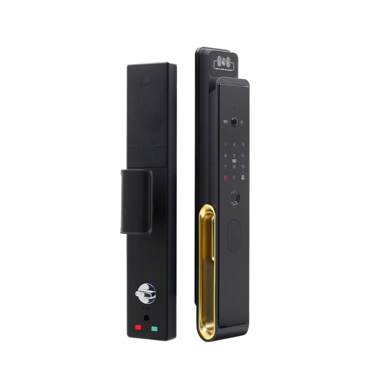 Замок біометричний автономний Trinix TRL-8802BTV Black з WiFi, розпізнаванням облич, зчитувачем відбитків пальців і карт Mifare Замок біометричний автономний Trinix TRL-8802BTV Black з WiFi, розпізнаванням облич, зчитувачем відбитків пальців і карт Mifare