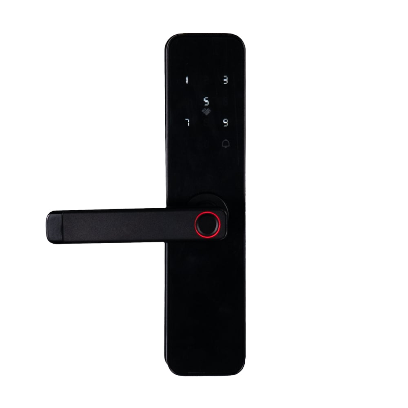 Замок біометричний автономний Trinix TRL-5401BTF Black з Bluetooth, зчитувачем відбитків пальців і карт Mifare Замок біометричний автономний Trinix TRL-5401BTF Black з Bluetooth, зчитувачем відбитків пальців і карт Mifare