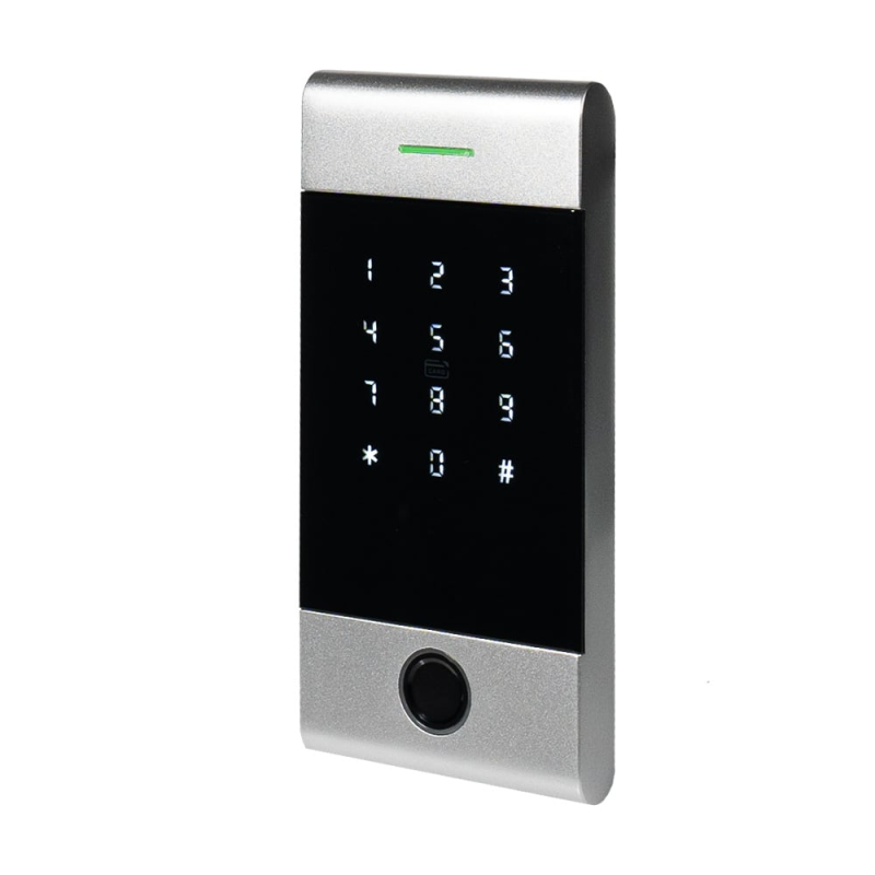 Клавіатура з Bluetooth, з контролером, зчитувачем відбитків пальців та карт Mifare Trinix TRK-1206BTFW Silver Клавіатура з Bluetooth, з контролером, зчитувачем відбитків пальців та карт Mifare Trinix TRK-1206BTFW Silver