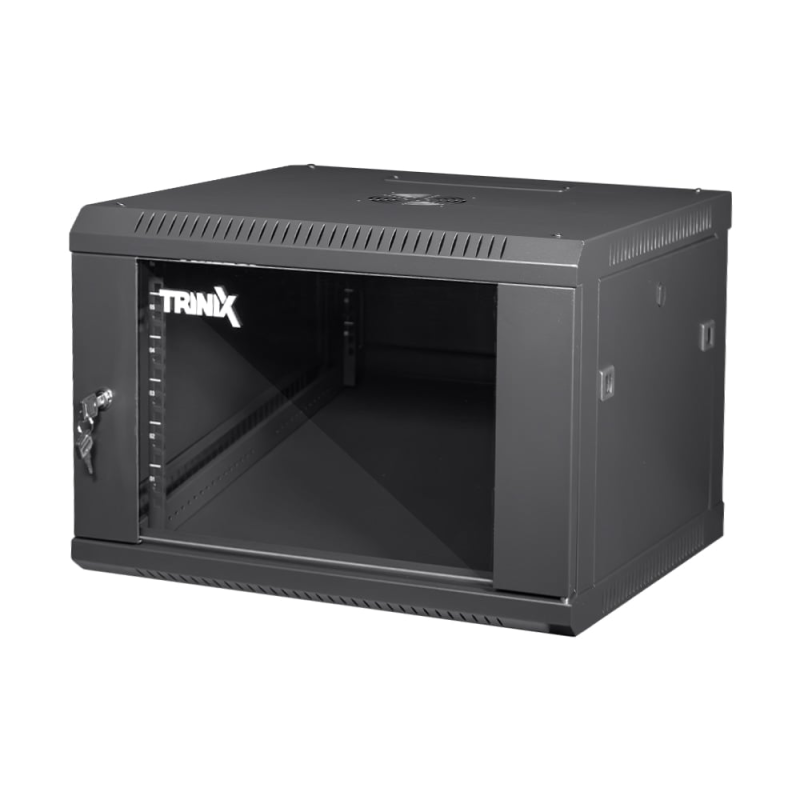 Комутаційна шафа Trinix TRX-6U/600x600x370 Black Комутаційна шафа Trinix TRX-6U/600x600x370 Black