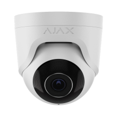 IP-відеокамера 8Mp Ajax TurretCam (8 Mp/2.8 mm) (8EU) ASP White f=2.8mm з мікрофоном