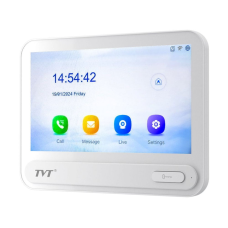 IP-відеодомофон з WiFi 7“ TVT TD-E2137-PE/TP/WF White