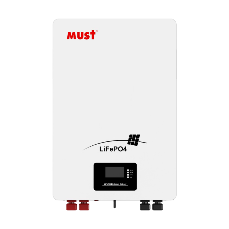 Акумуляторна батарея літій-залізо-фосфатна 200Аг 51.2В 10240Втг Must LP16-48200 настінний монтаж Акумуляторна батарея літій-залізо-фосфатна 200Аг 51.2В 10240Втг Must LP16-48200 настінний монтаж