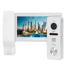 Комплект відеодомофона Light Vision: відеодомофон 7“ SEOUL та відеопанель 2Mp White