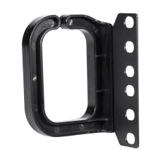 Кабельний організатор-кільце Trinix TRX-2U/CM-R Black для комутаційної шафи 19“