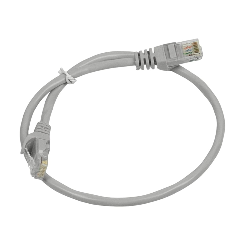 Патч-корд мережевий Trinix UTP, RJ-45, CAT.5 1m Gray Патч-корд мережевий Trinix UTP, RJ-45, CAT.5 1m Gray