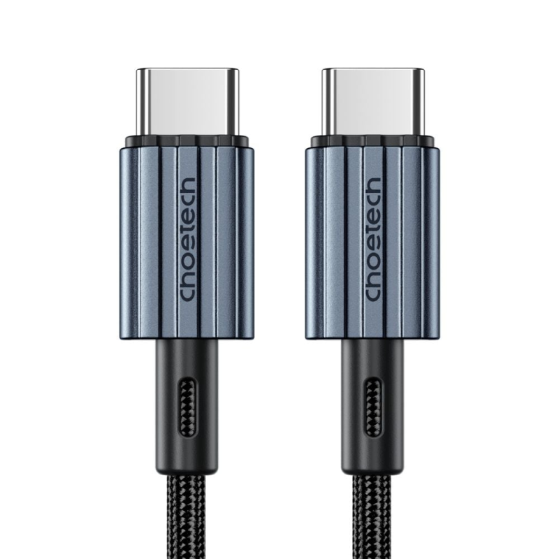 Кабель Choetech ХСС-1014 Black USB-C to USB-C PD60W 1.2m Кабель Choetech ХСС-1014 Black USB-C to USB-C PD60W 1.2m