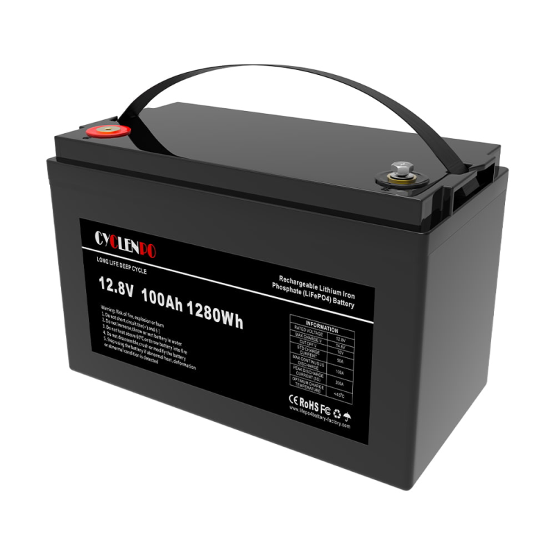 Акумуляторна батарея літій-залізо-фосфатна 12.8В 100Аг Cyclen 12.8V 100AH LiFePo4 Акумуляторна батарея літій-залізо-фосфатна 12.8В 100Аг Cyclen 12.8V 100AH LiFePo4