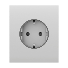 Фронтальна панель Ajax CenterCover (basic) [type F] white/біла для розетки Outlet (type F)