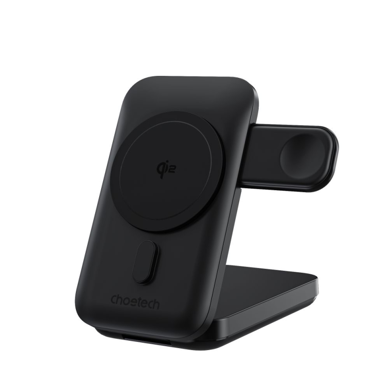 Повербанк з підставкою 10000mAh Choetech B750 Black QC3.0 PD3.0 бездротова зарядка смартфонів та Apple Watch Повербанк з підставкою 10000mAh Choetech B750 Black QC3.0 PD3.0 бездротова зарядка смартфонів та Apple Watch