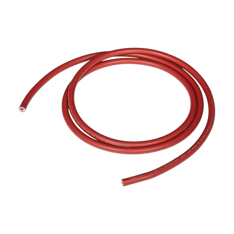 Кабель для підключення силових елементів та сонячних панелей Leader AWG2 35мм2 XPLO червоний Кабель для підключення силових елементів та сонячних панелей Leader AWG2 35мм2 XPLO червоний