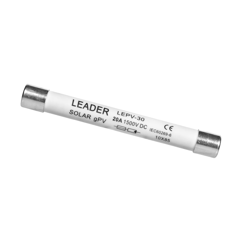 Плавкий запобіжник 20A 1500V Leader FSKDC20AL для сонячних панелей Плавкий запобіжник 20A 1500V Leader FSKDC20AL для сонячних панелей
