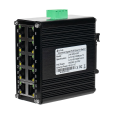 PoE-комутатор 10-портовий E-LINK LNK-IMC010GP з 8 портами PoE